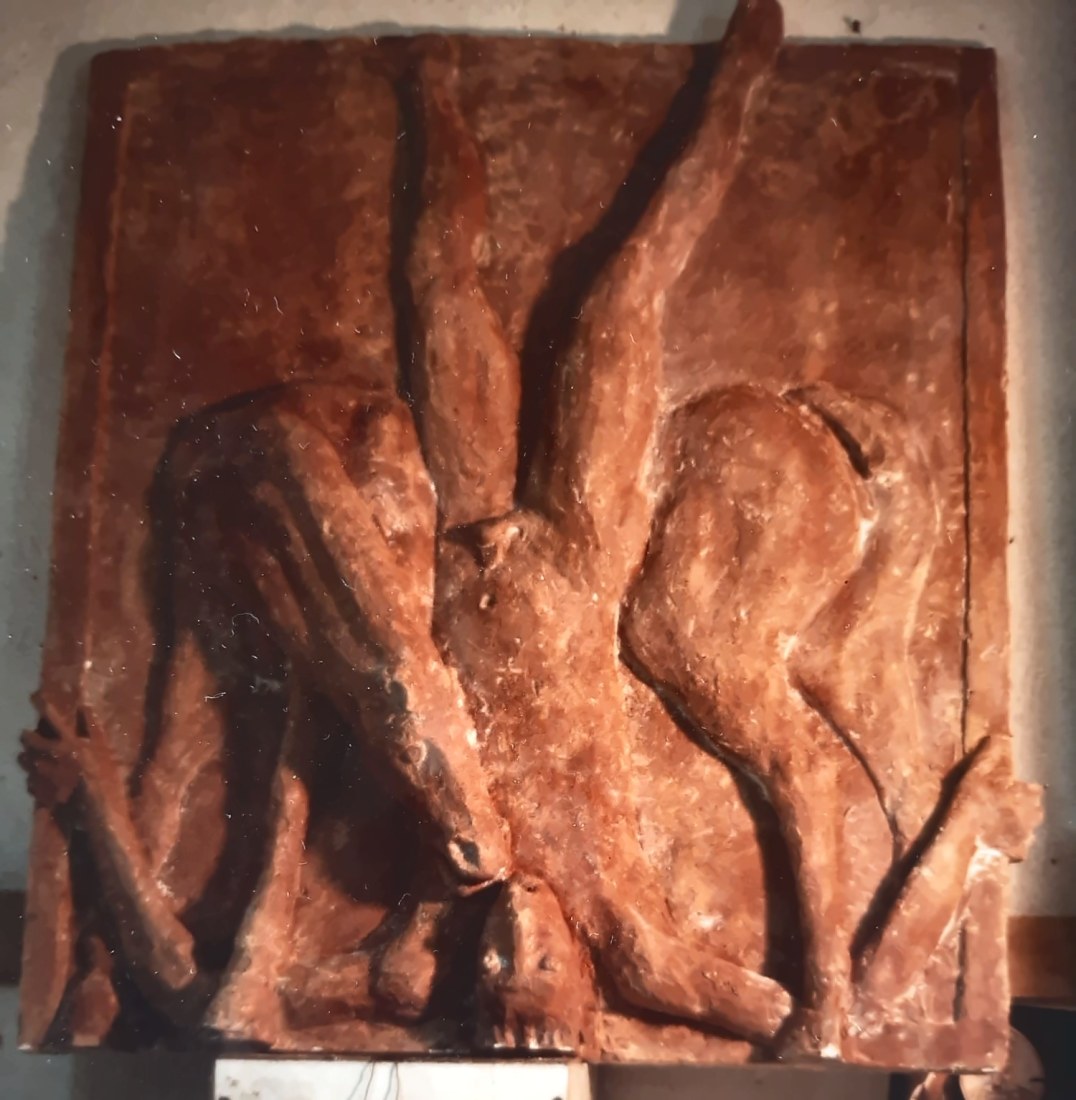 Caduta di Paolo — scultura di Pasquale Lo Moro