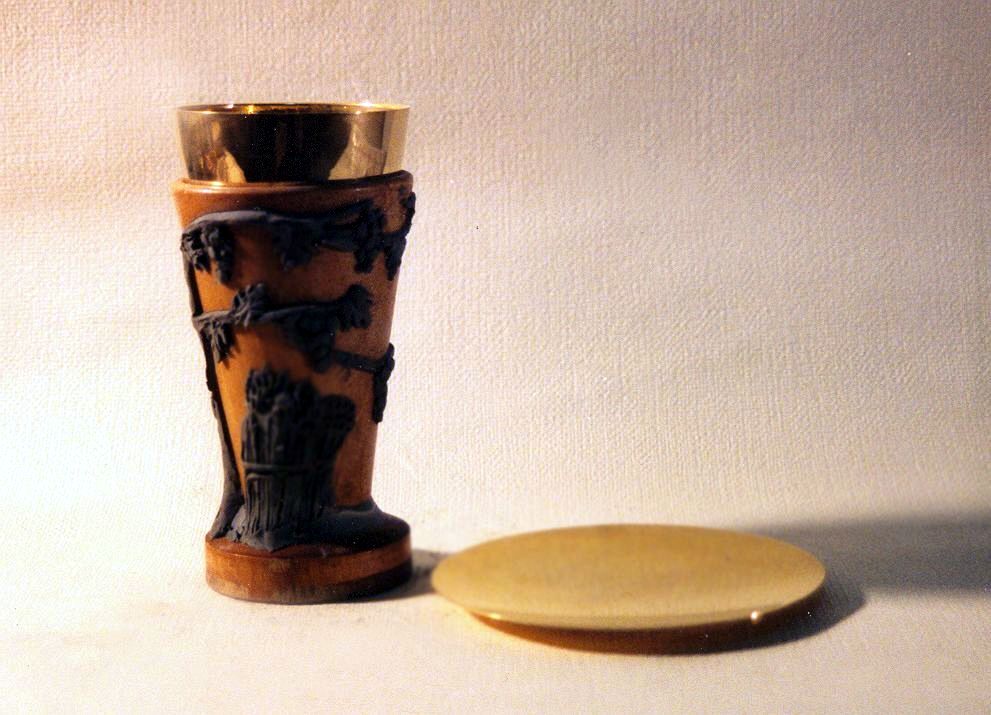 Calice e Patena — scultura di Pasquale Lo Moro