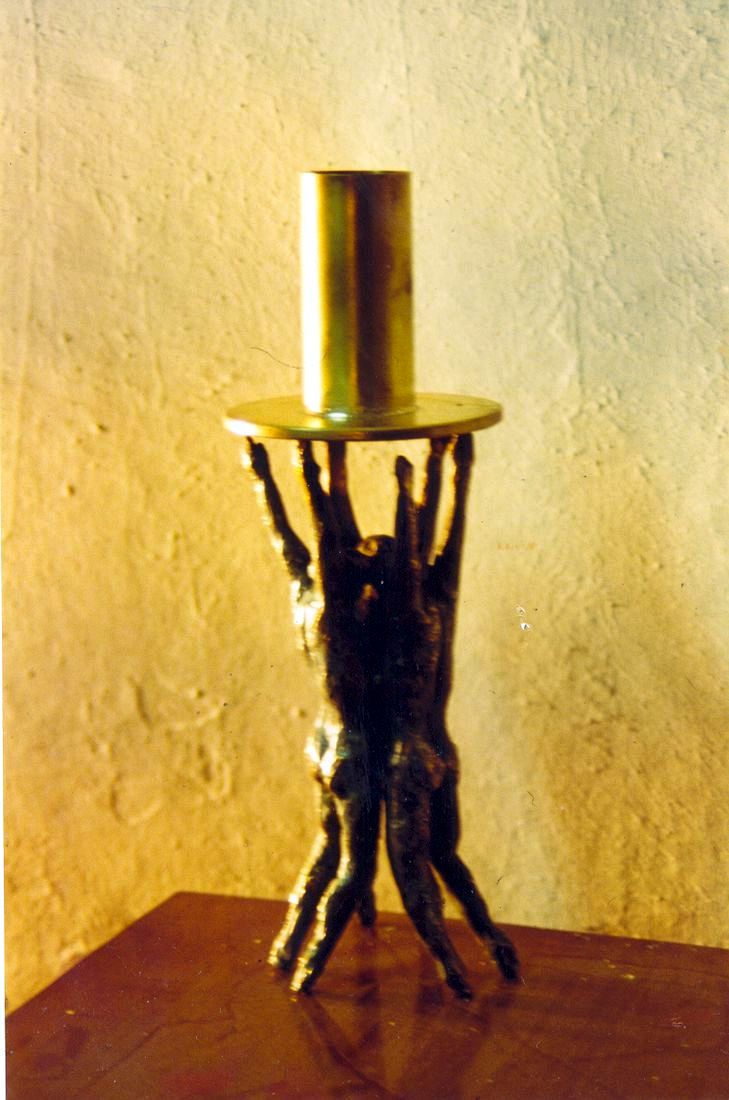 Candelabro — scultura di Pasquale Lo Moro