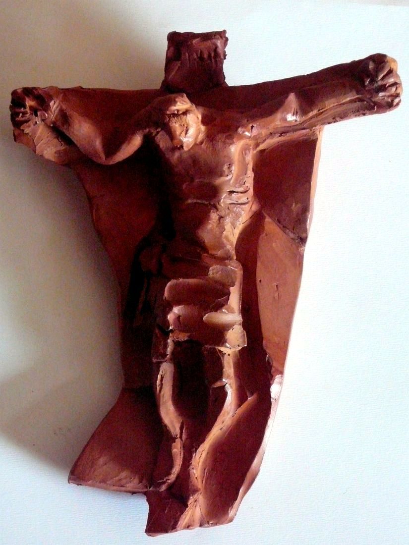 Crocifisso — scultura di Pasquale Lo Moro