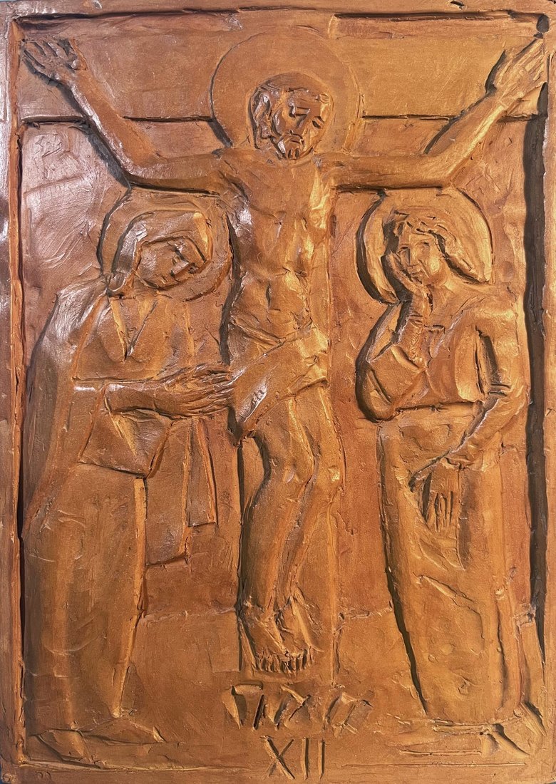 Crocifisso — scultura di Pasquale Lo Moro