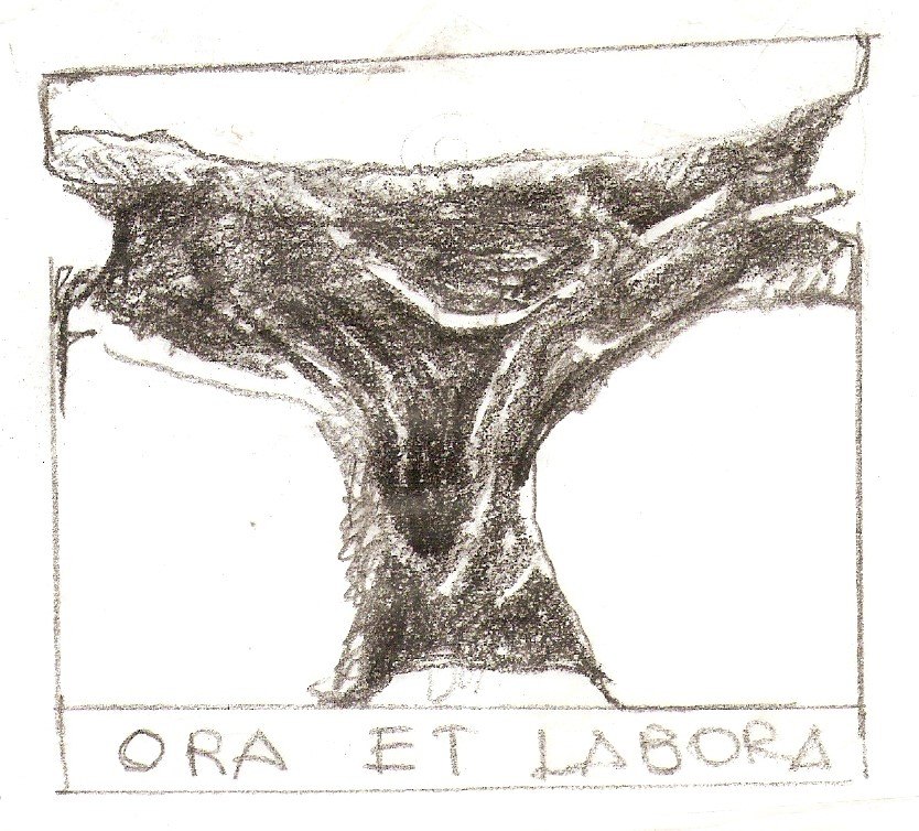 Ora et Labora — scultura di Pasquale Lo Moro