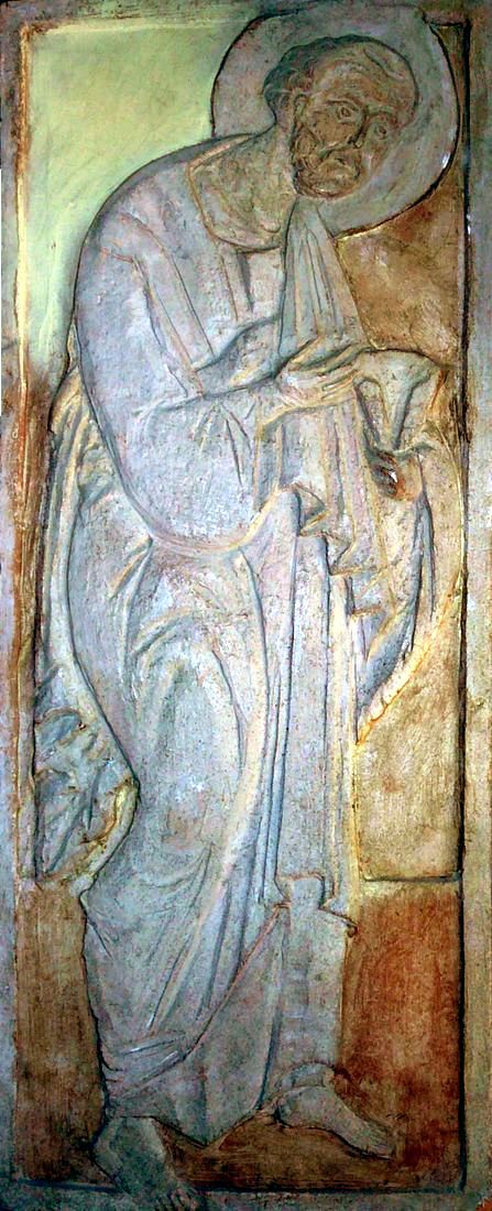 Icona di Pietro — scultura di Pasquale Lo Moro