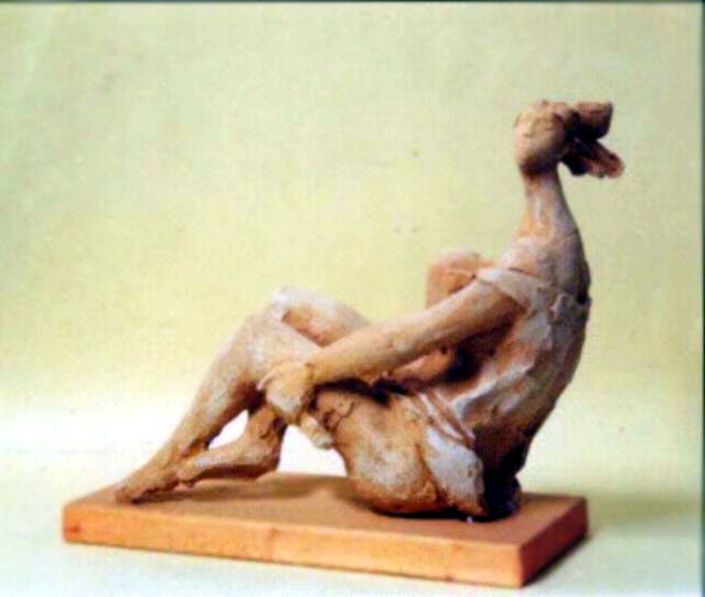 Modella — scultura di Pasquale Lo Moro