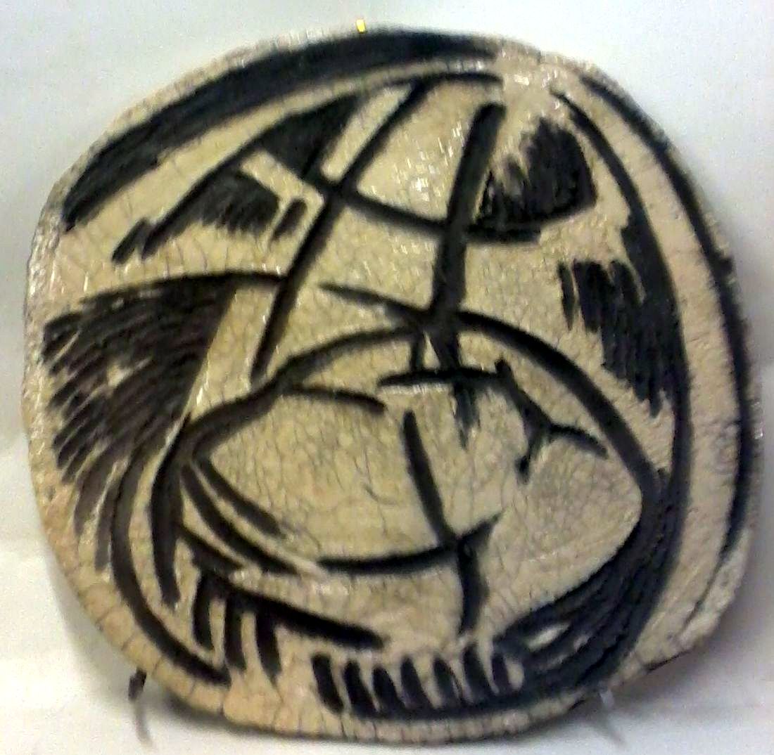 Piatto decorativo — scultura di Pasquale Lo Moro