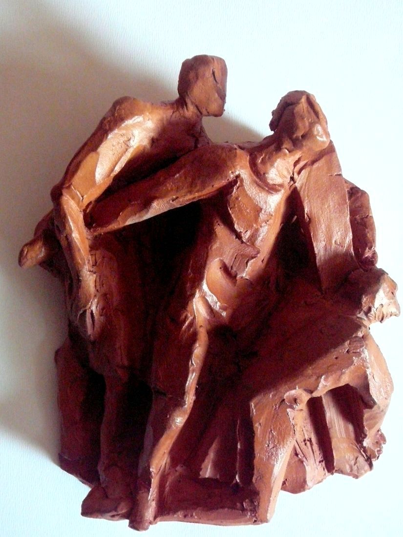 Prima Caduta — scultura di Pasquale Lo Moro