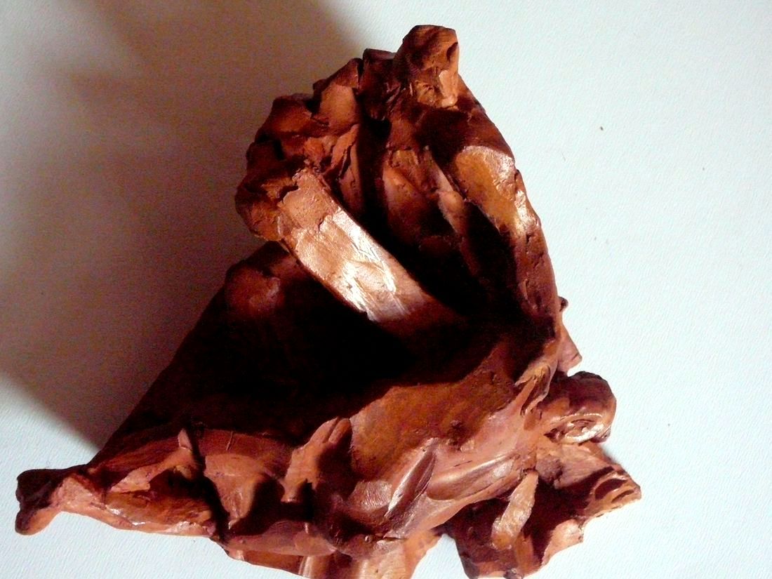 Seconda Caduta — scultura di Pasquale Lo Moro