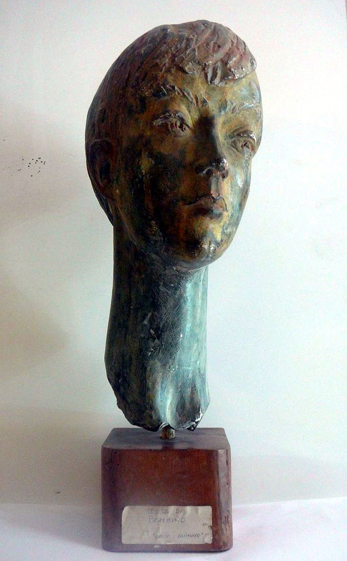 Testa di Bambino — scultura di Pasquale Lo Moro